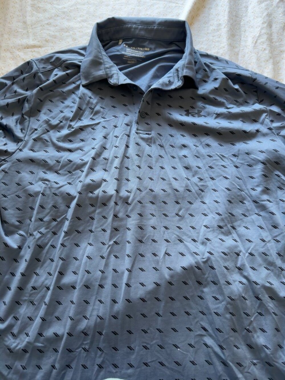 Under Armour- Patterned polo- size 2XL